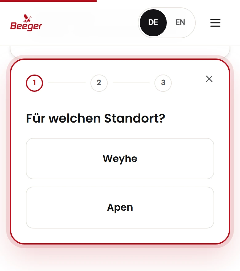Schritt 1 von 3: Standort wählen, Weyhe oder Apen